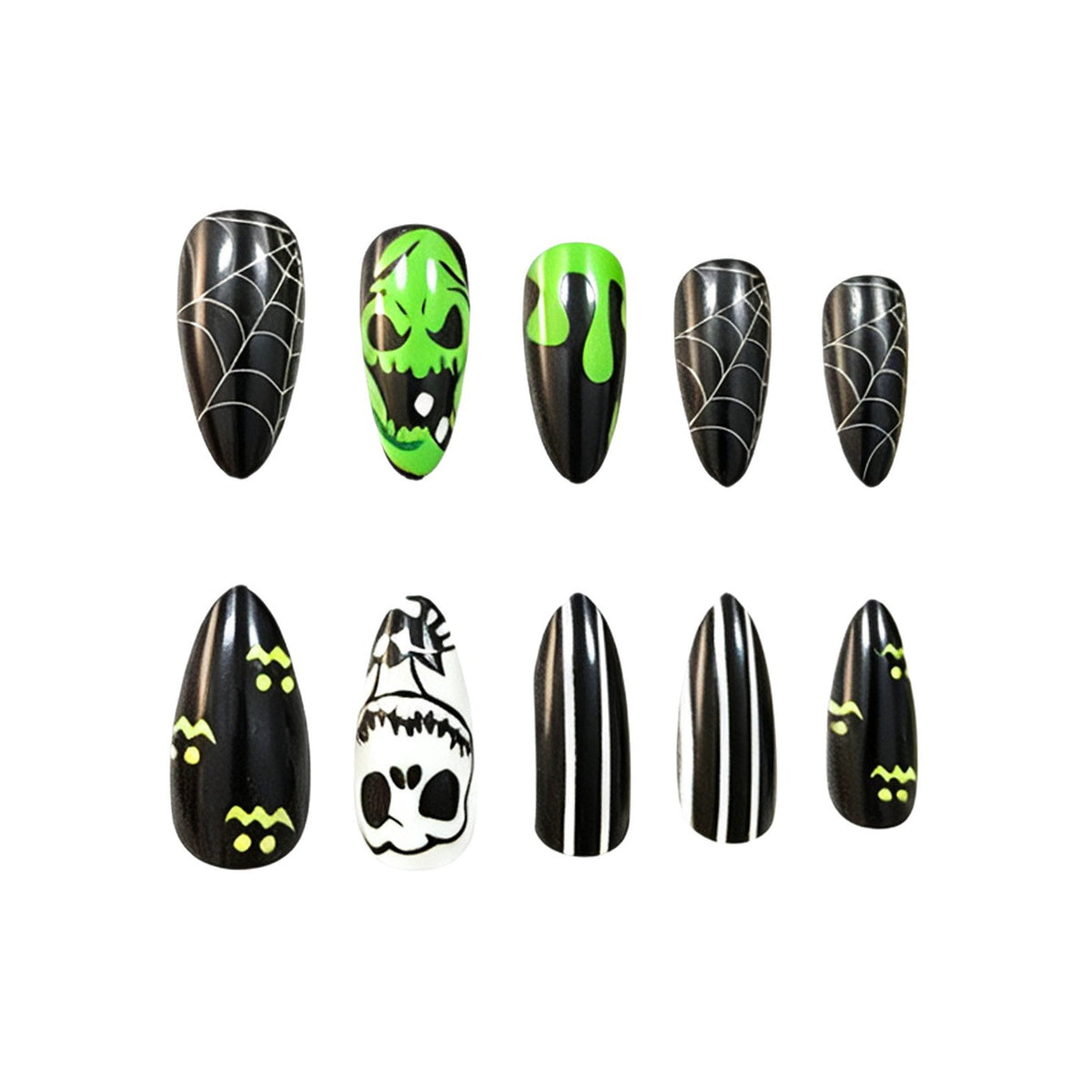 Halloween inspirierte Nagelkunst Brehn