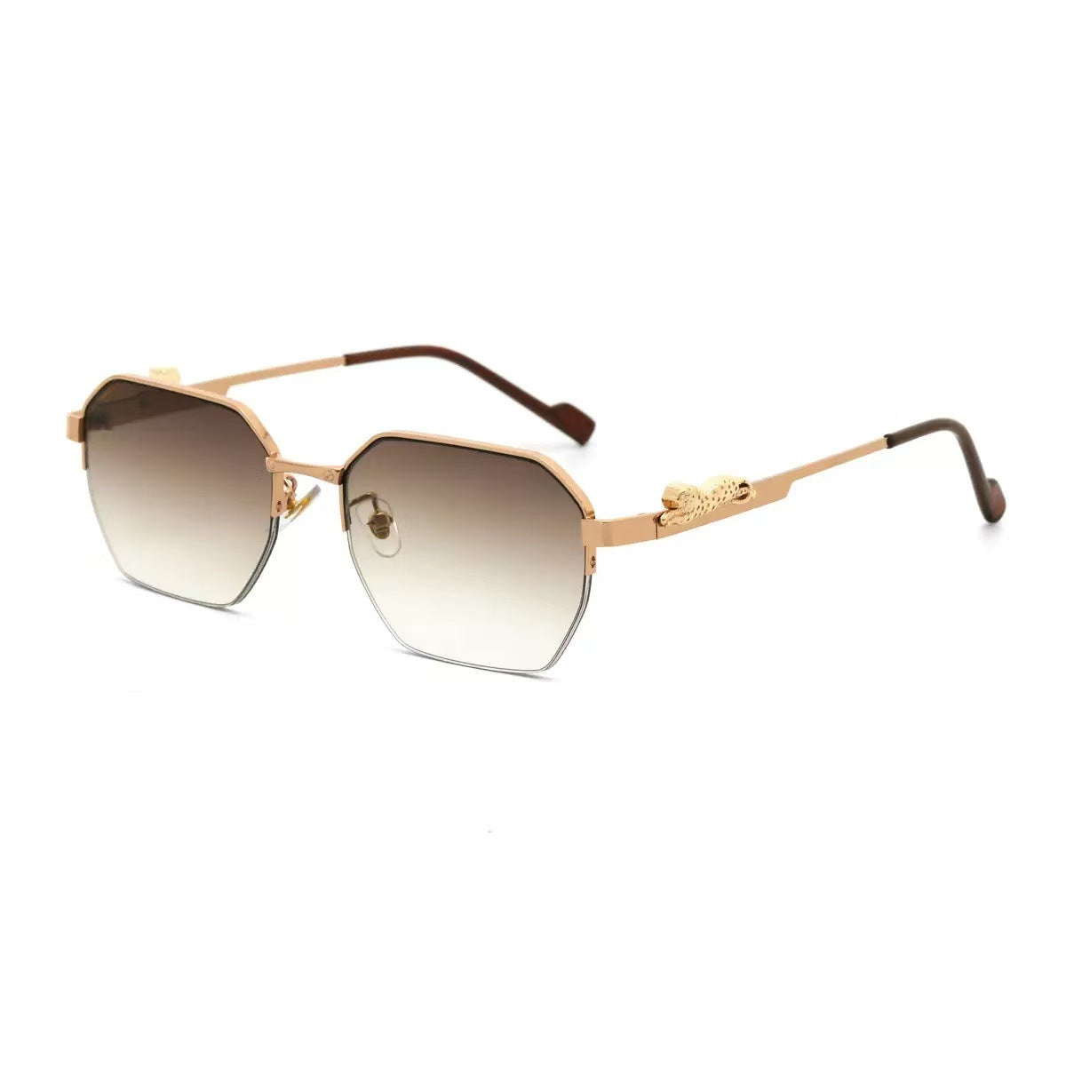 Damen elegante Sonnenbrille im modernen Oktagon-Design Brehn
