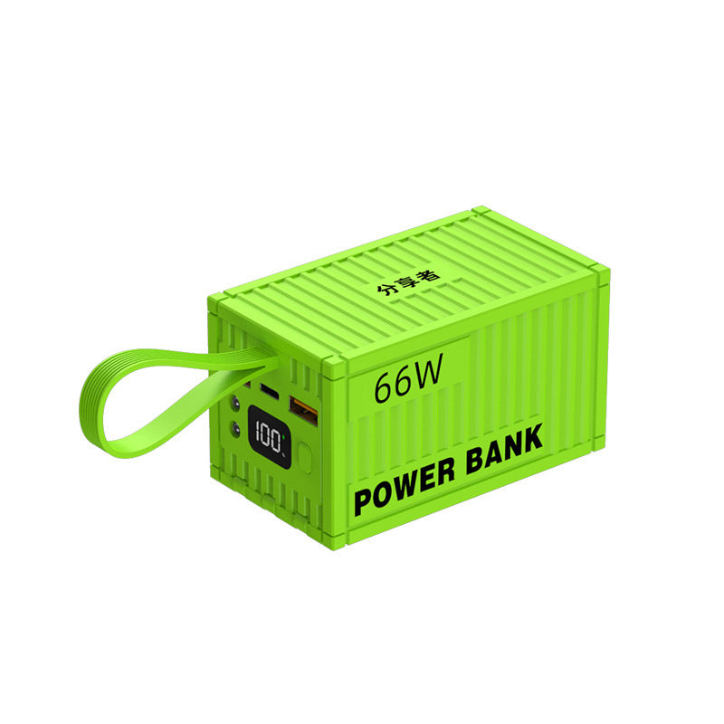 Tragbare Powerbank Im Container-Design mit 66W Schnellladefunktion Brehn