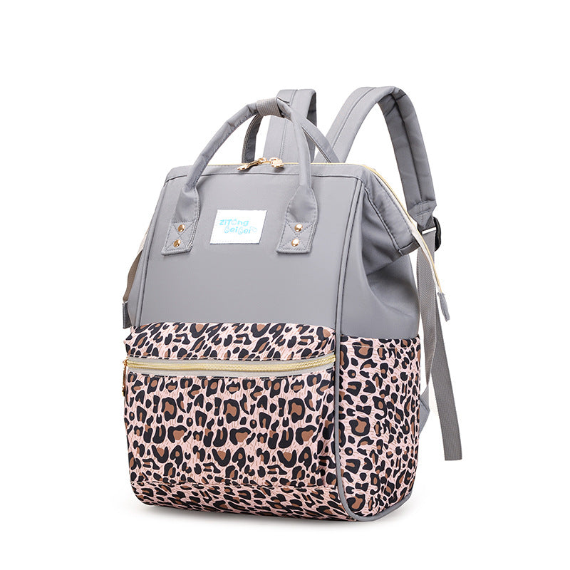 Trendiger Tierdruck Wickelrucksack Brehn