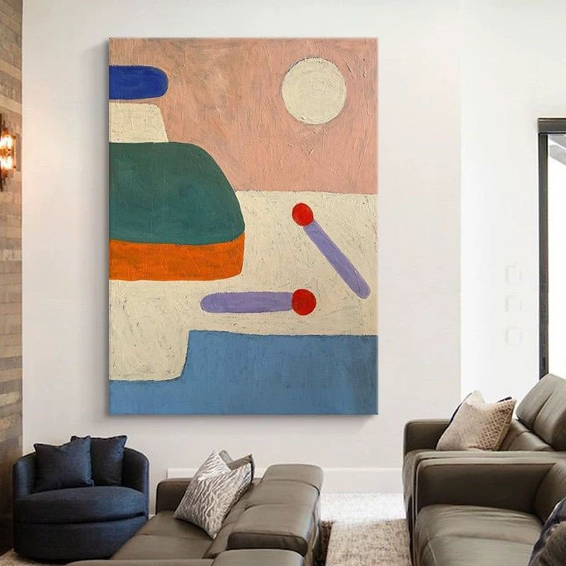 Abstrakte geometrische Wandkunst