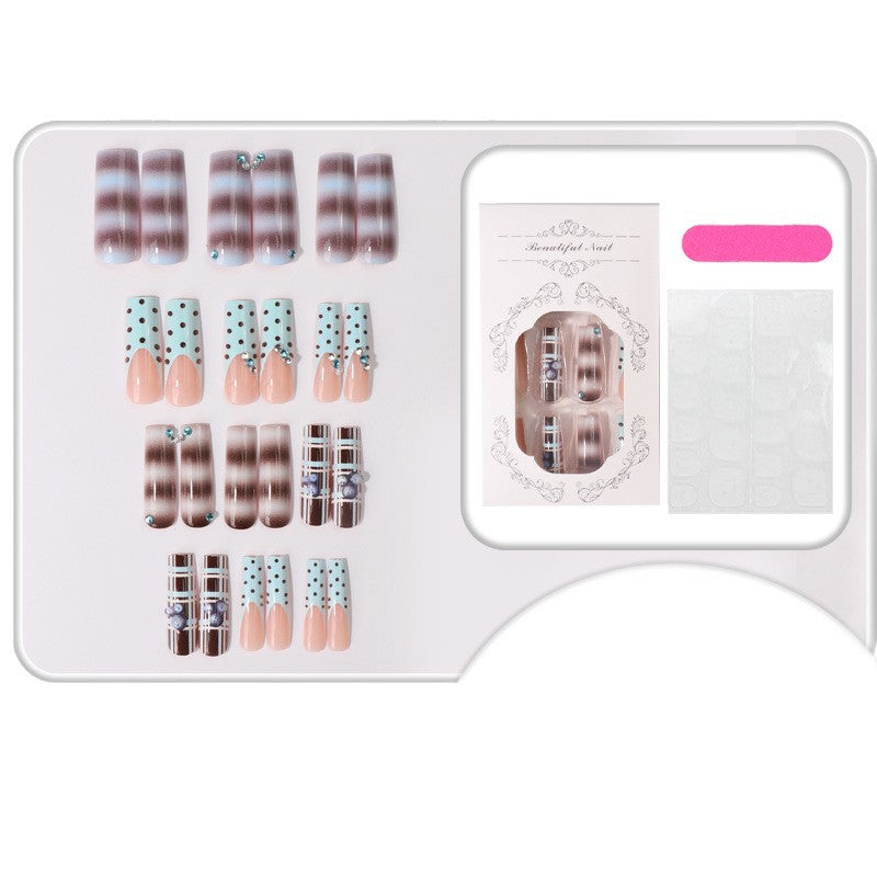 Dekorative Druck-Nageltips Set Brehn