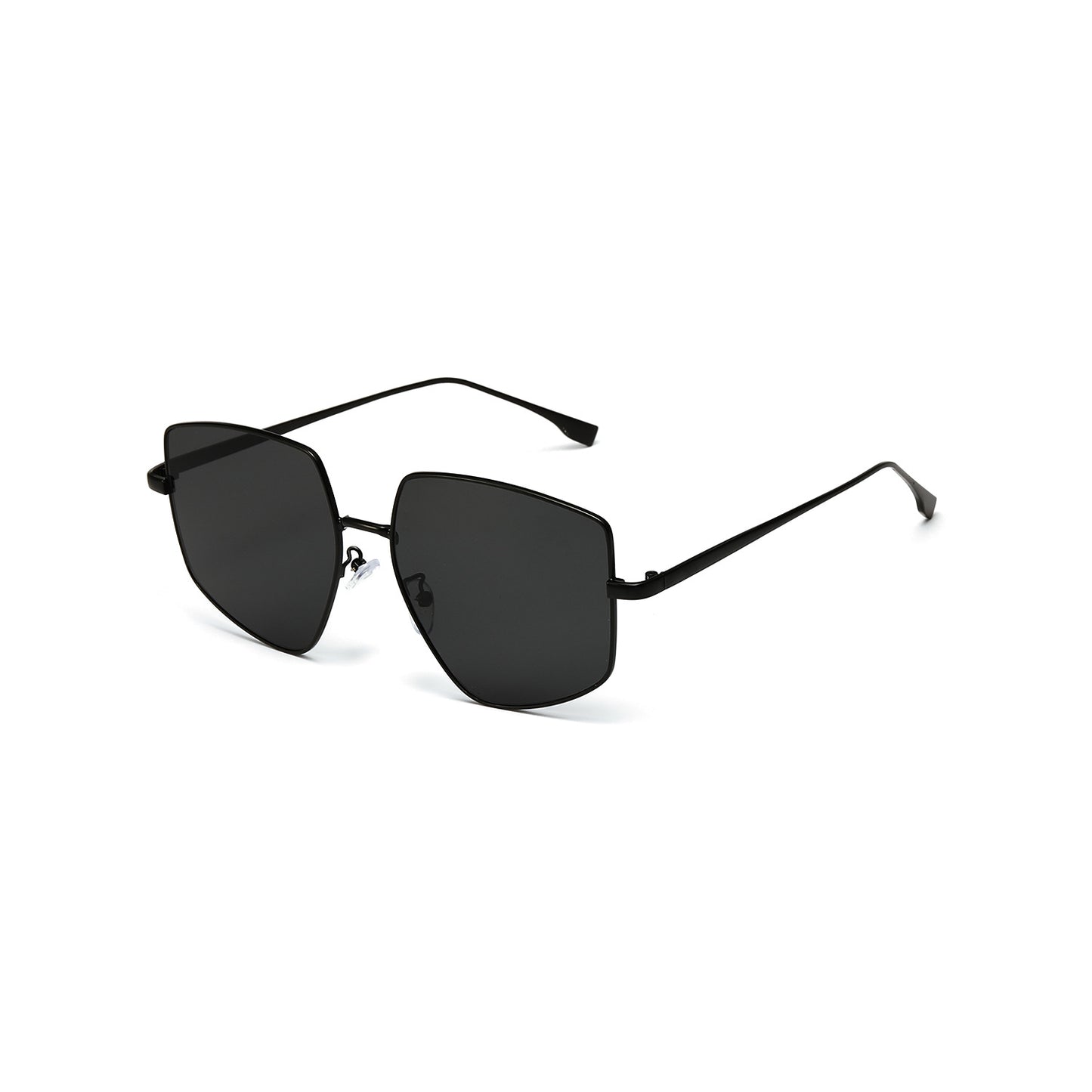 Damen quadratische Sonnenbrille mit elegantem Metallrahmen Brehn