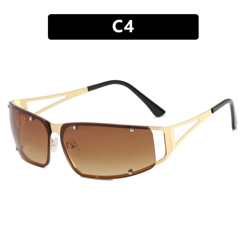 Damen sportliche Sonnenbrille mit trendigem Design und polarisierten Gläsern Brehn