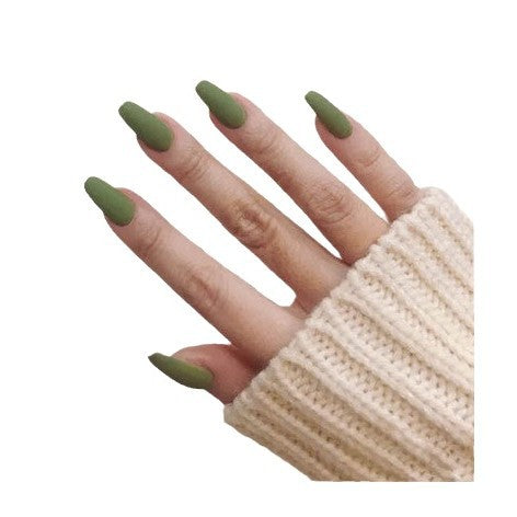 Matte Finish Press-On Nail Tips Brehn 178815*10mm0277