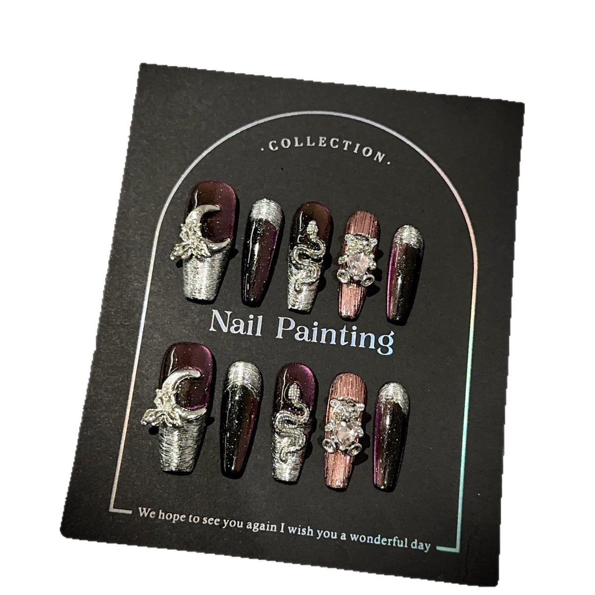 Künstlerische Press-On Nagel Kollektion