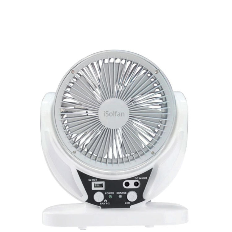 Damen Tragbarer Solarventilator mit integrierter LED-Beleuchtung Brehn