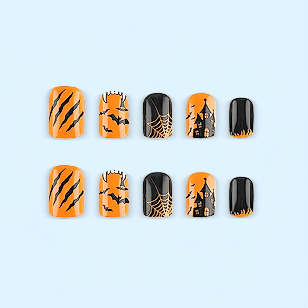 Kreatives Halloween Kunstnagel-Designset Brehn