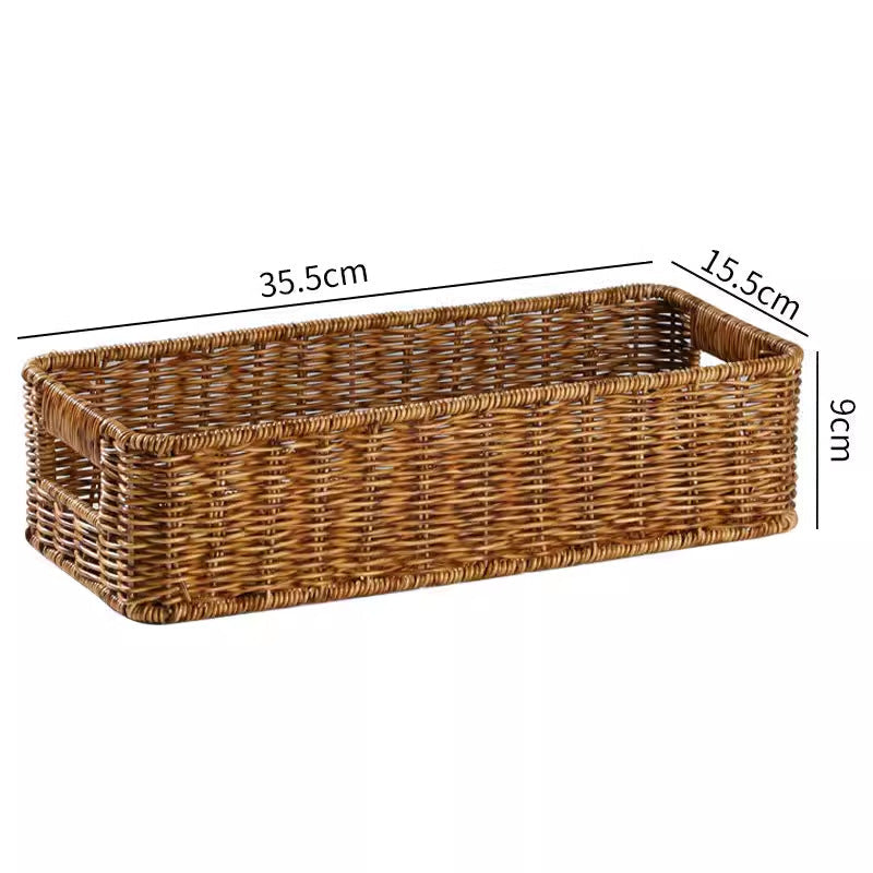 Stylischer rechteckiger gewebter Organizer Brehn