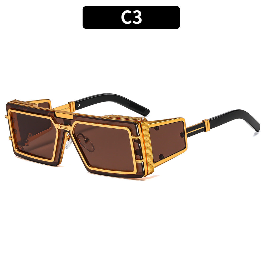 Statement Geometric Shield Sonnenbrille