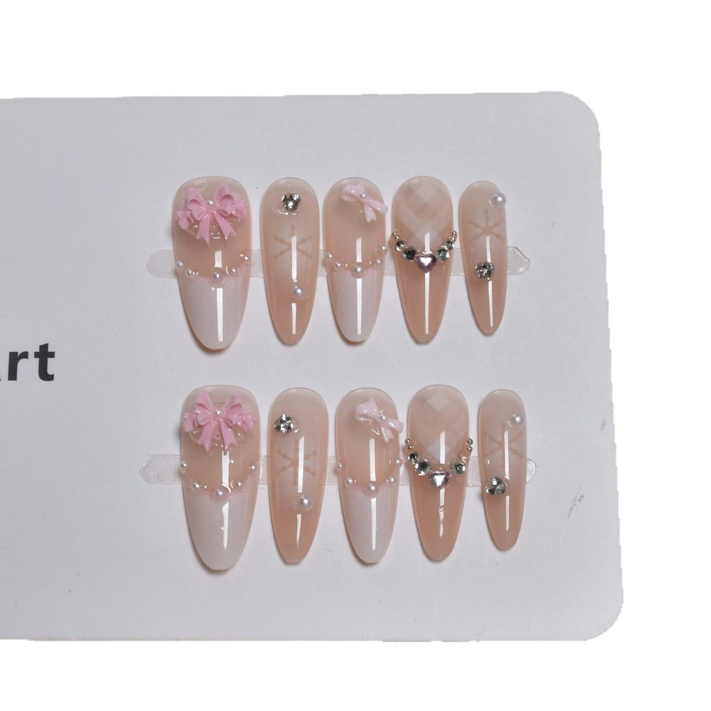 Dekoratives Press-On Nagelkunst Set Brehn