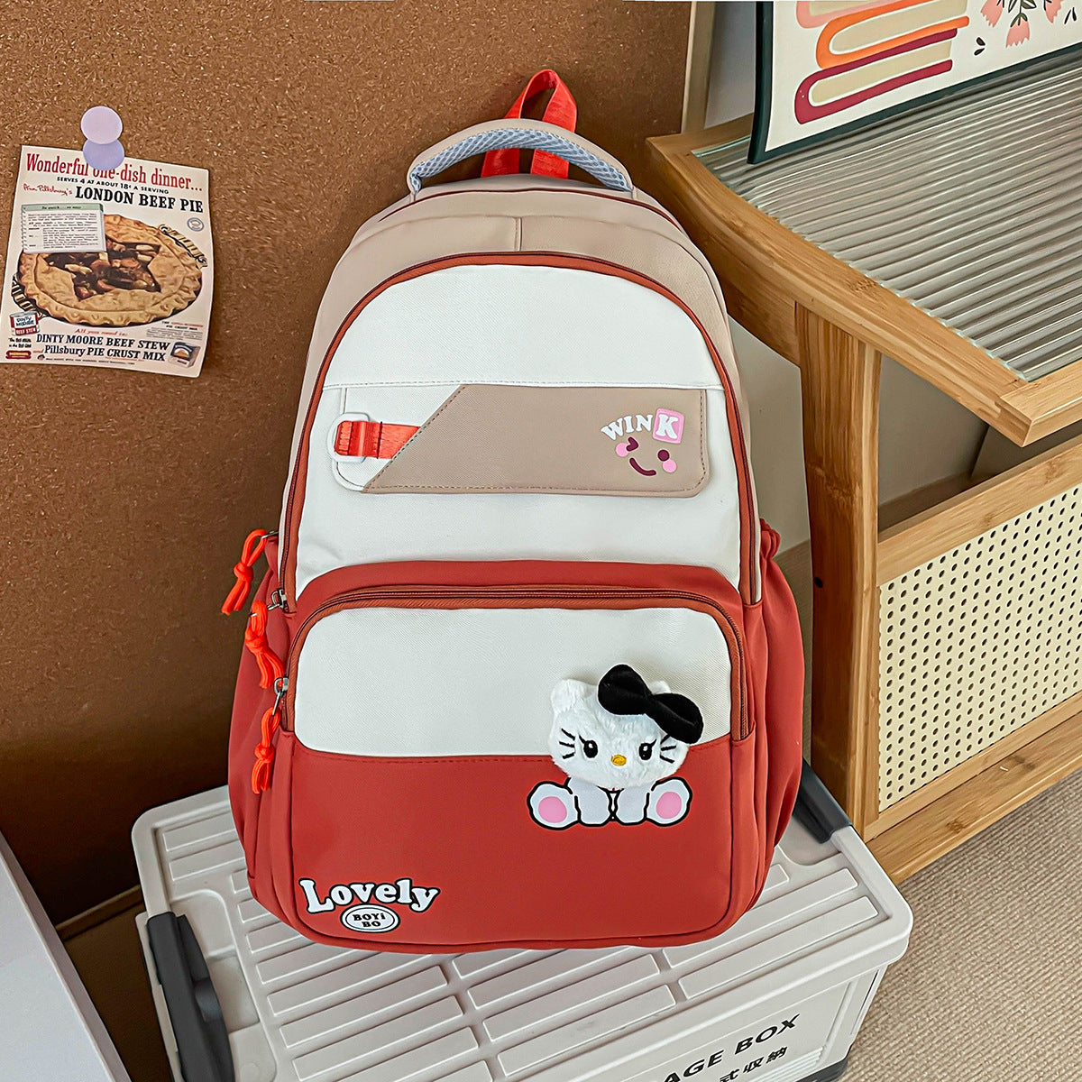 Fun-Themen Plüsch-Charakter-Rucksack Brehn