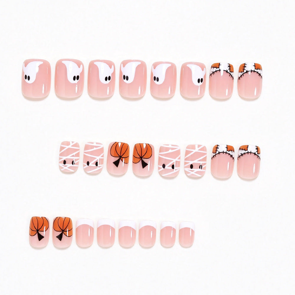Halloween-Themen Press-On Nagelkunst Brehn