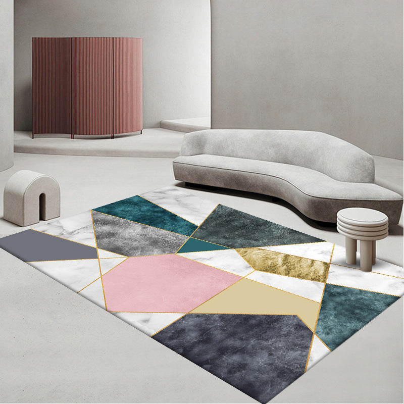 Zeitgenössischer geometrischer Teppich Brehn