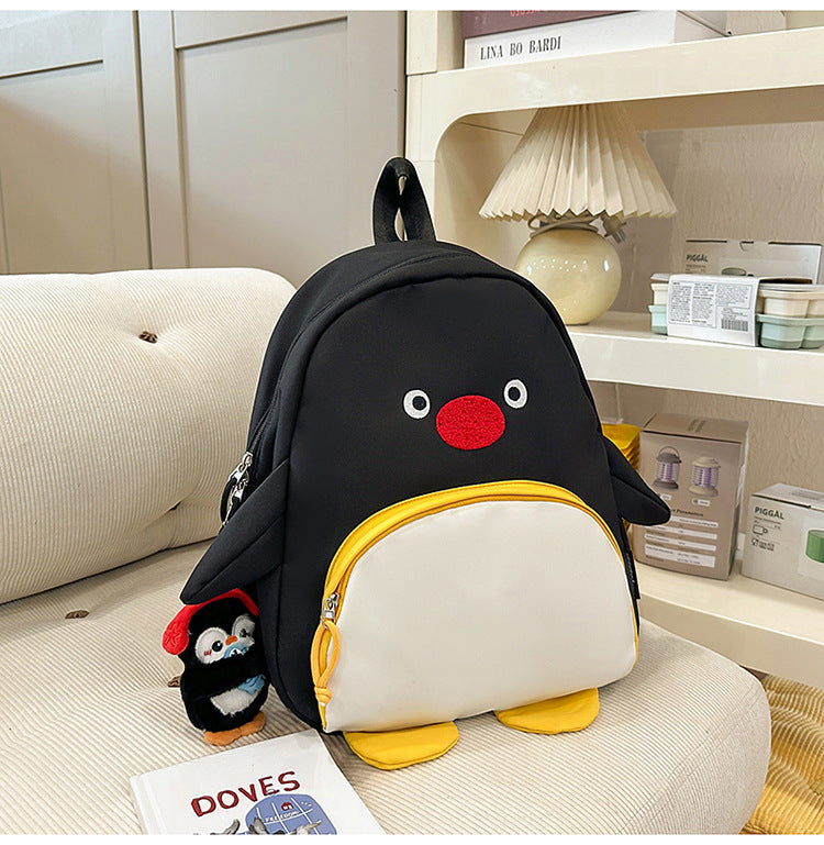 Kinderrucksack mit verspieltem Pinguin-Design