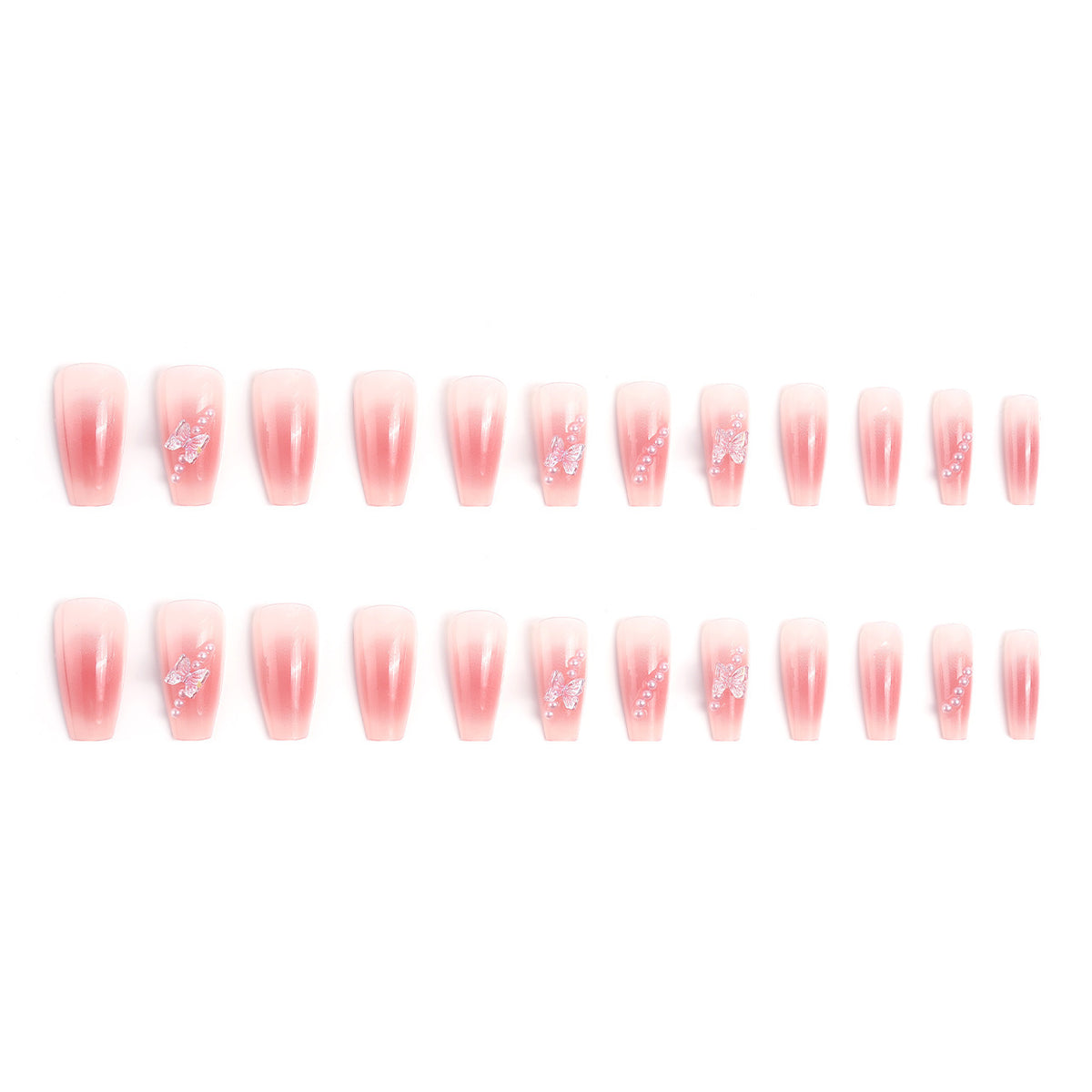 Elegantes Detailliertes Druck-Nagelset