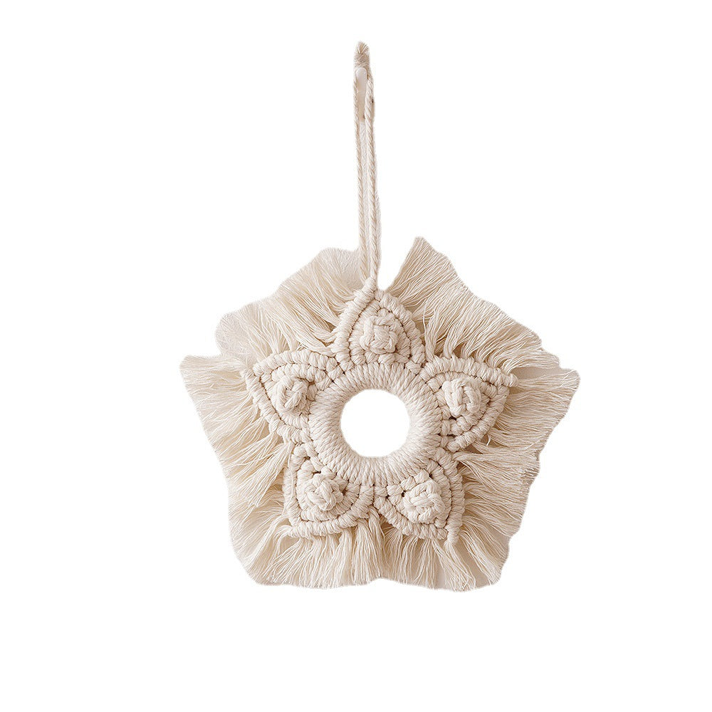 Dekorative Makramee Stern Ornament Brehn