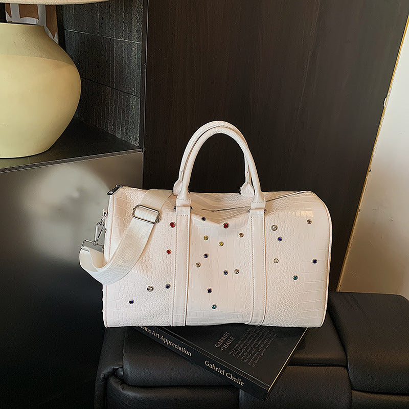 Modische Reisetasche mit Strukturierter Oberfläche und Vielseitigem Innenleben Brehn