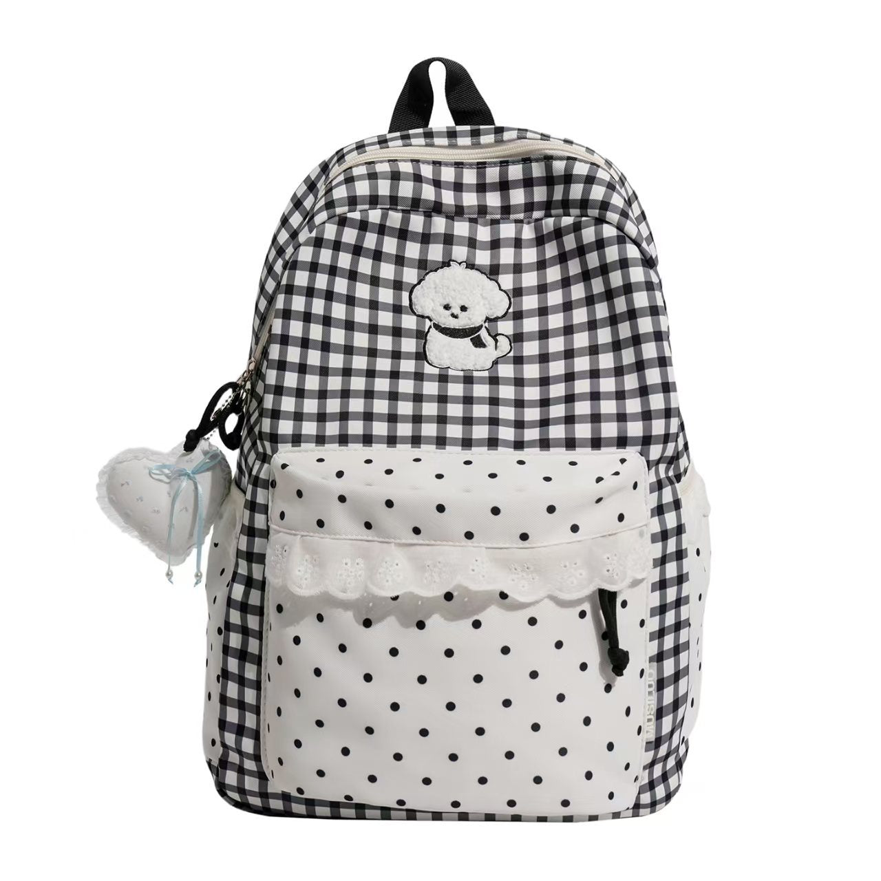 Verspielt gemusterter Rucksack Brehn