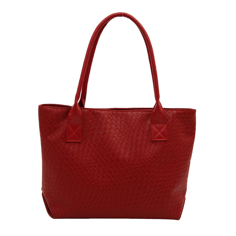 Gewebte strukturierte Tote-Handtasche