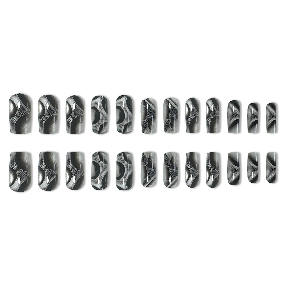 Künstlerisches Gel-Nagelkunst-Design Brehn