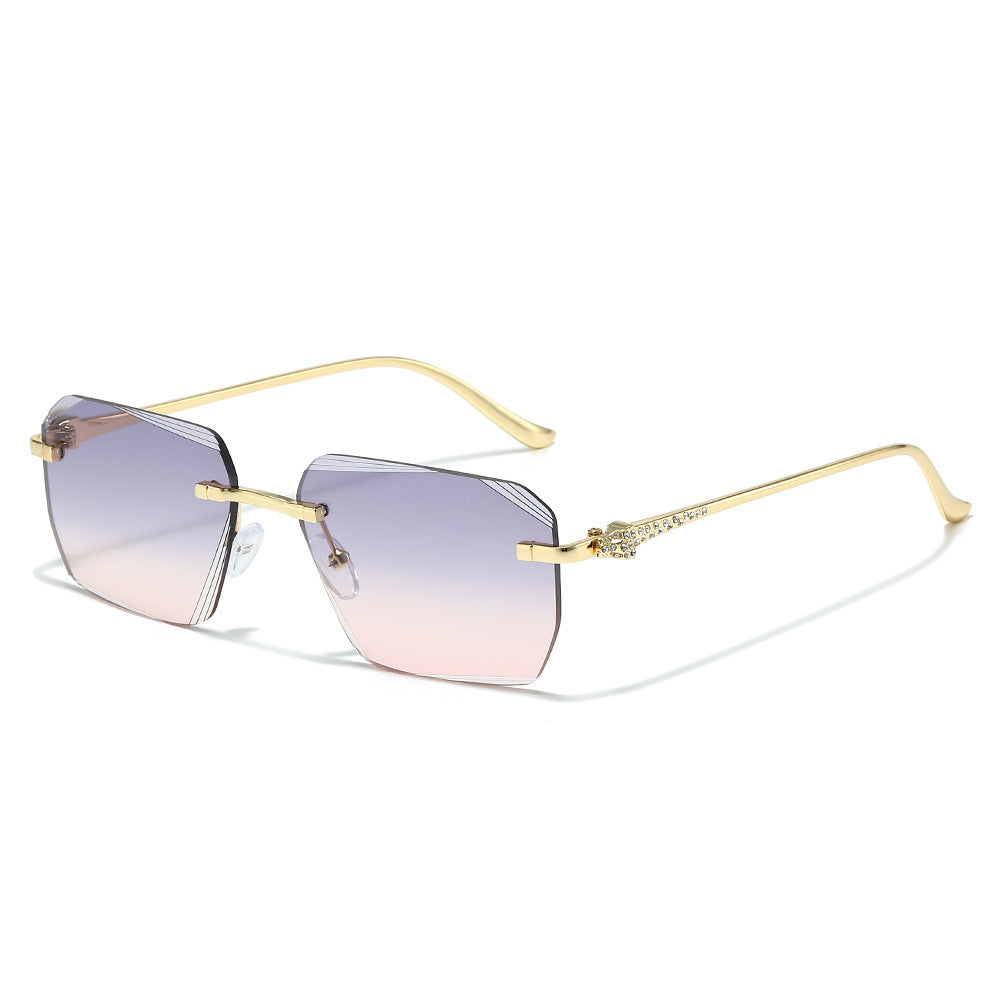 Modetrend Geometrische Schild Sonnenbrille Brehn