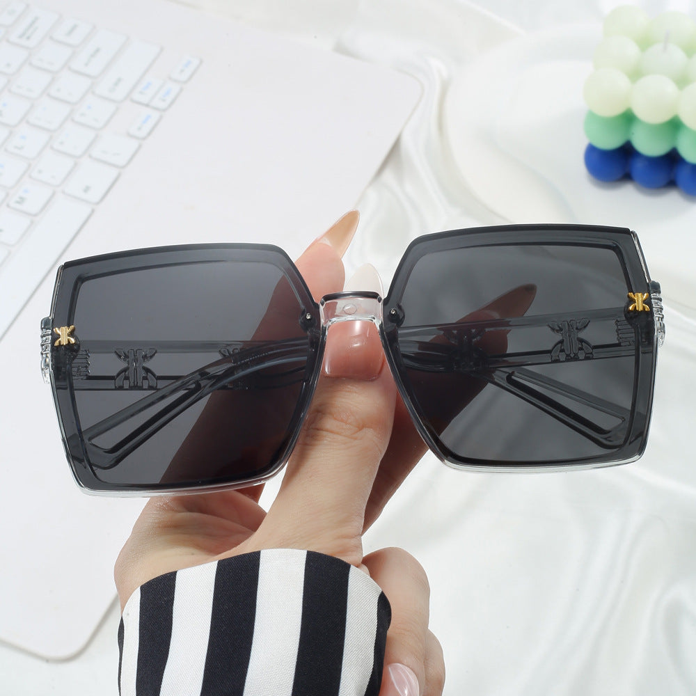Damen stylische oversized Sonnenbrille Brehn