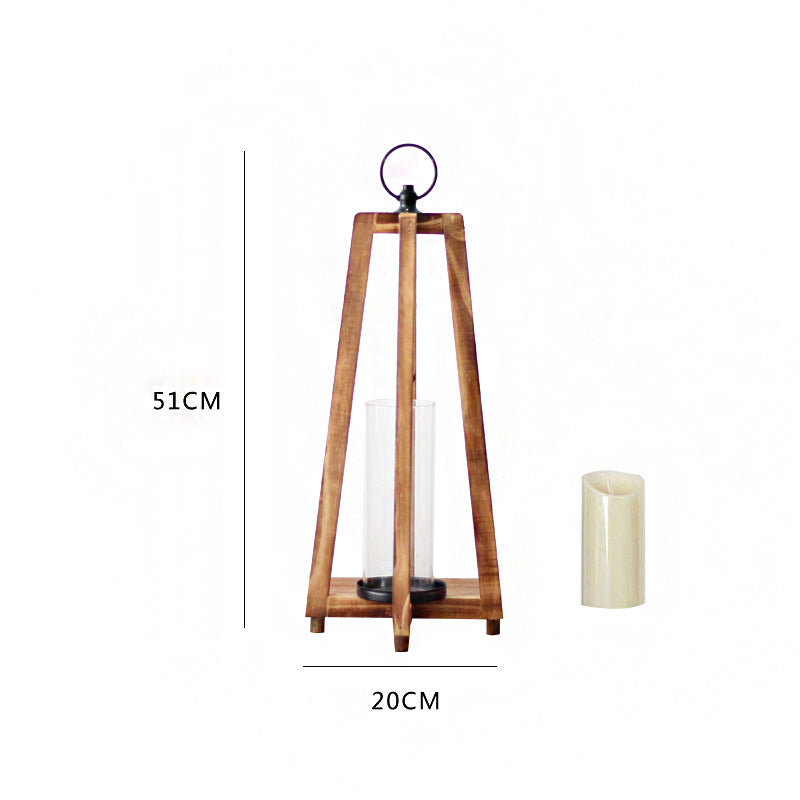 Stilvolle Laterne aus Holz Brehn