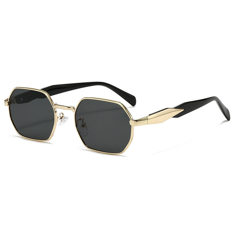 Stylische achteckige Sonnenbrille