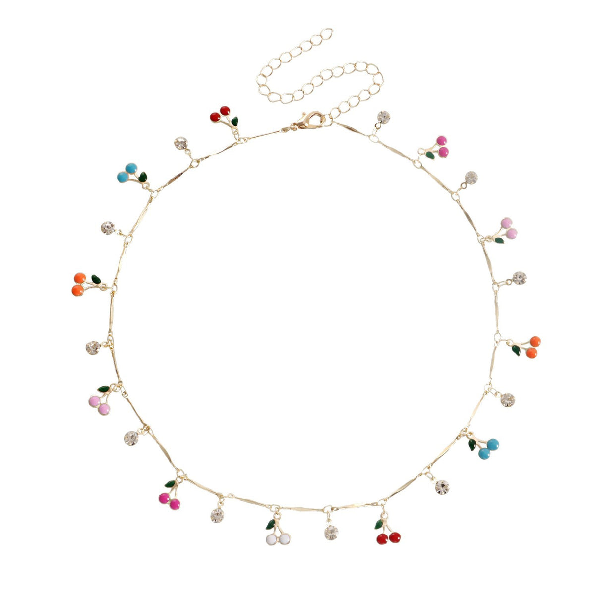 Floral Charm Anhänger Halskette Brehn