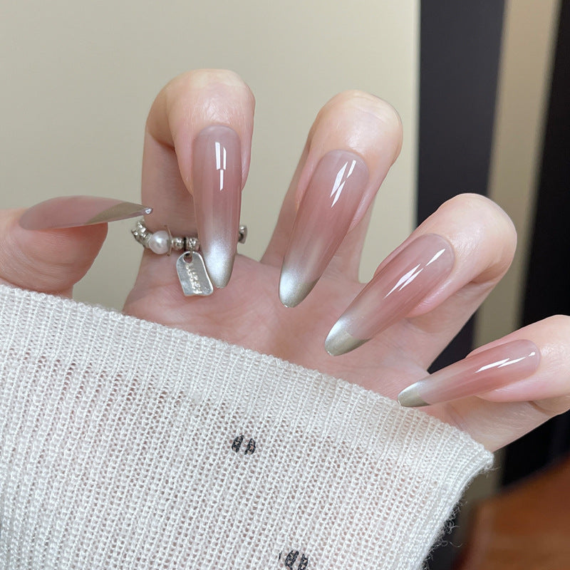 Ombre Stiletto Press-On Nägel mit Glänzender Oberfläche Brehn