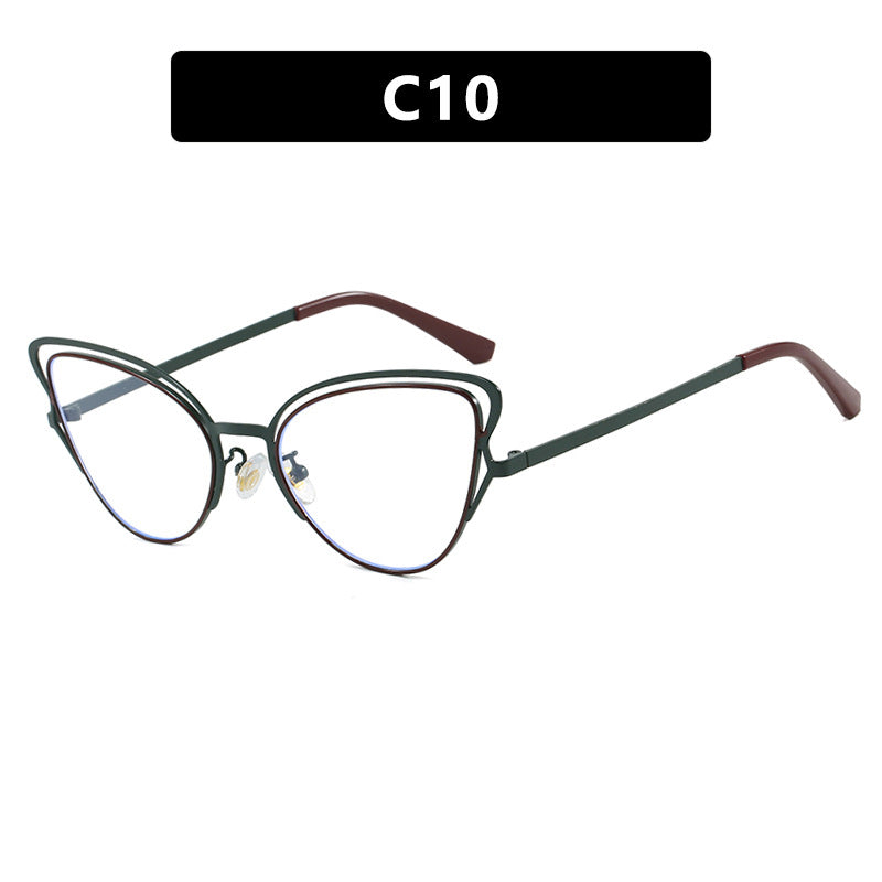 Damen Cat-Eye Brille mit edlem Metallrahmen und komfortabler Passform Brehn