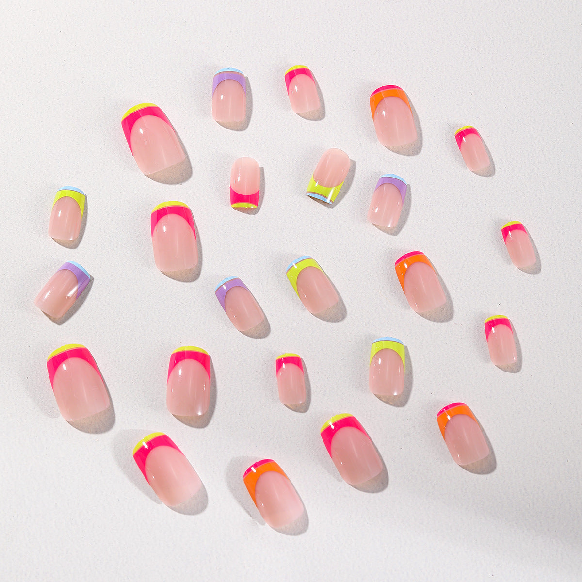 Künstlerische Gradient-Nagelverlängerungen Brehn