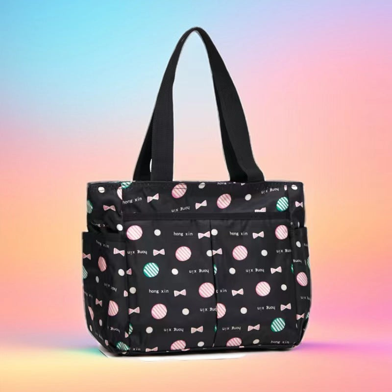 Stylische gestreifte Mehrfach-Tasche Brehn