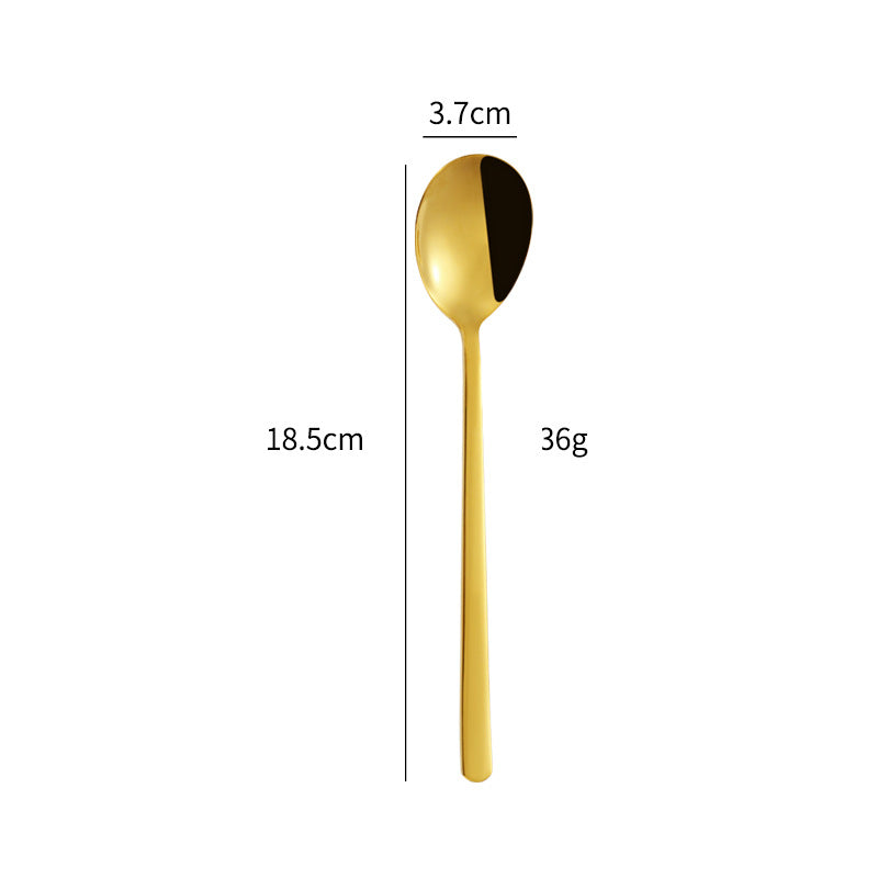 Eleganter Dessertlöffel mit Luxuriöser Goldener Oberfläche Brehn