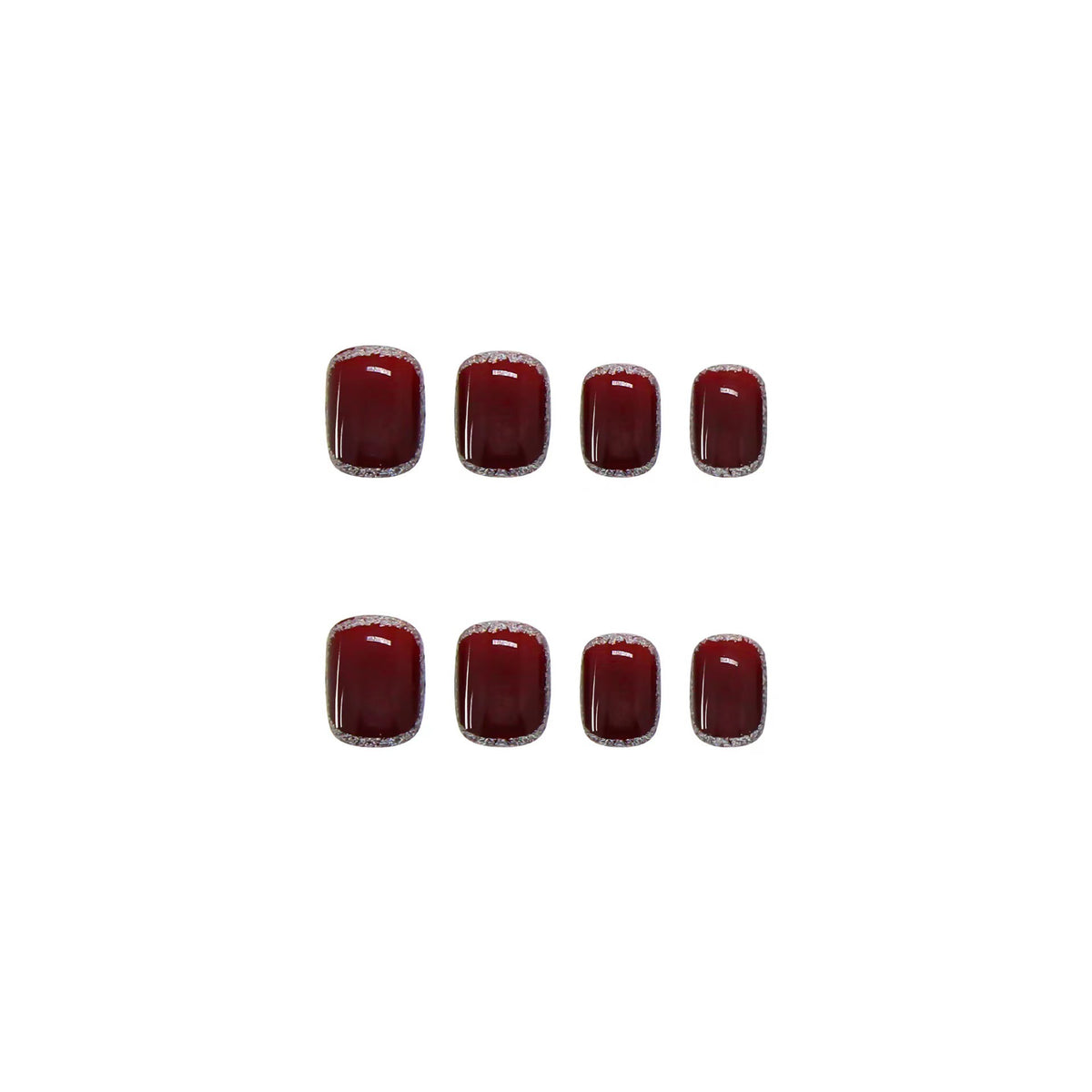 Elegante und glitzernde Nagelkunst Brehn