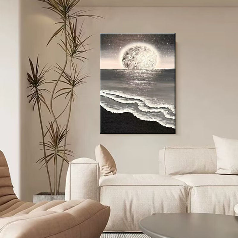 Mondlicht Seelandschaft Leinwandkunst