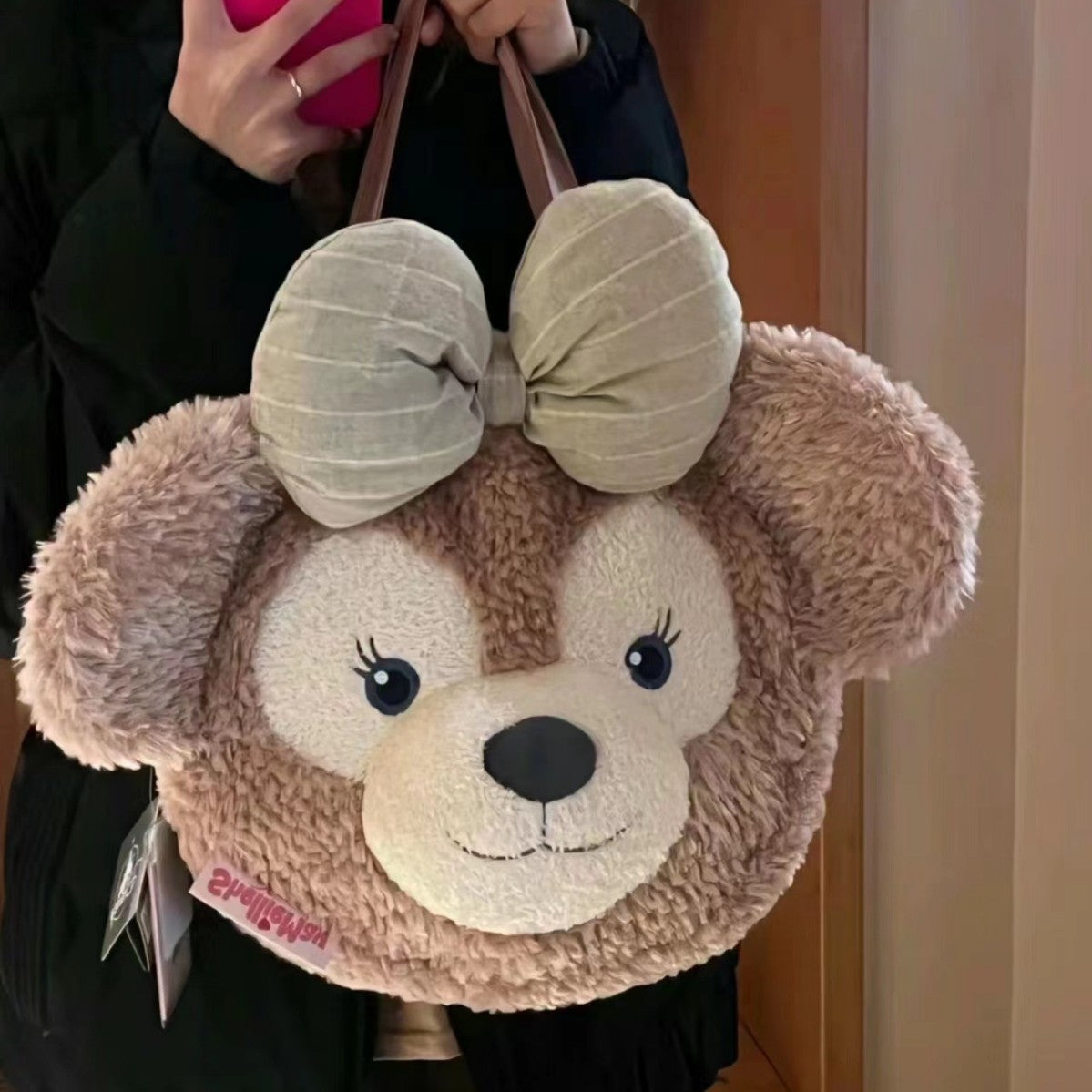 Plüsch Handtasche mit Bärenkopfdesign Brehn