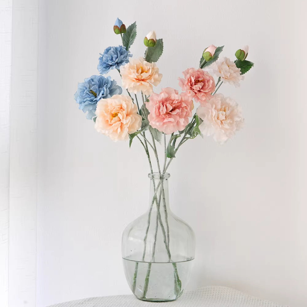Realistische Pfingstrose Blumenstiel