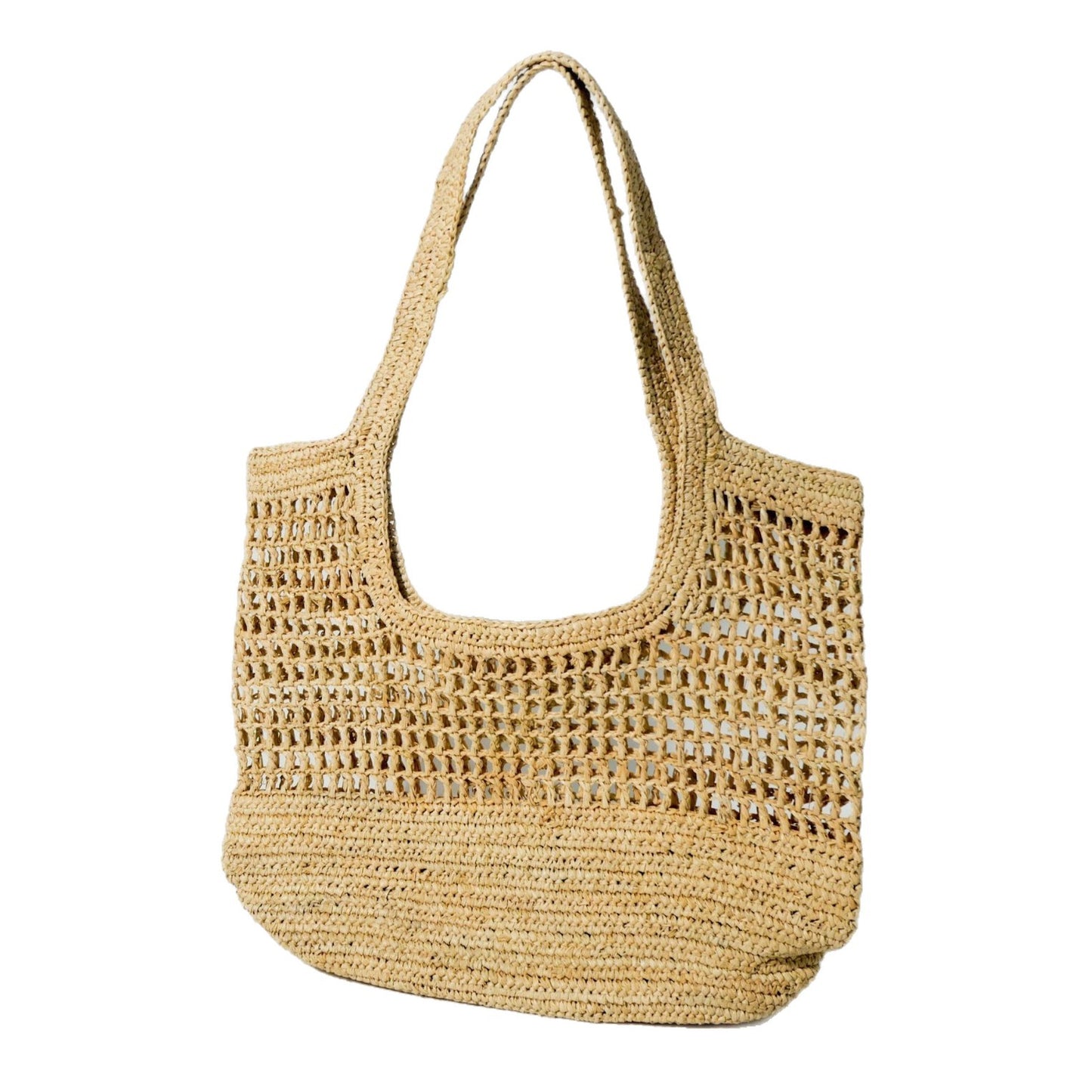 Handgeknüpfte Bast-Tasche mit Großzügigem Innenraum Brehn