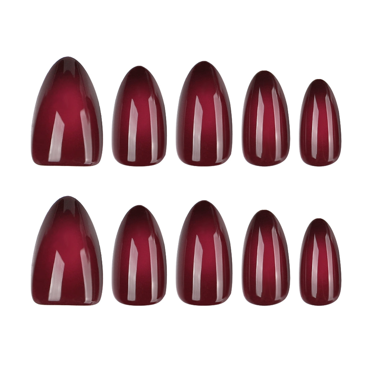 Elegante Stiletto-Nägel mit sanftem Farbverlauf Brehn