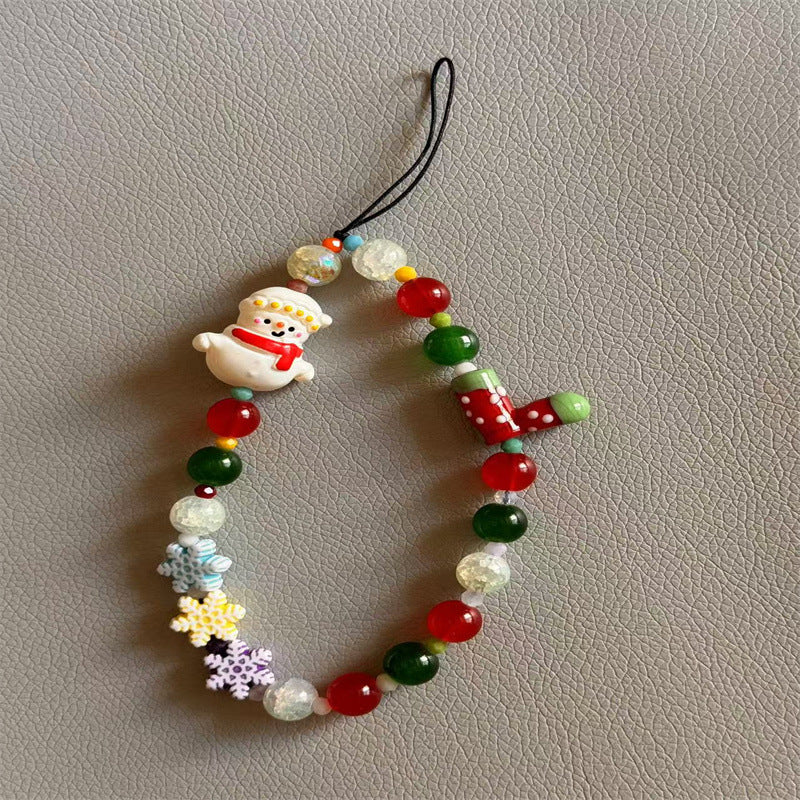 Festlicher Charme Perlen Handy-Lanyard Brehn