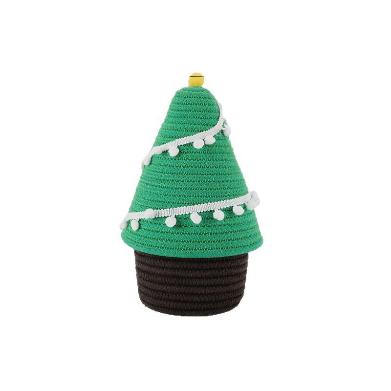 Dekorativer Weihnachtsbaumkorb