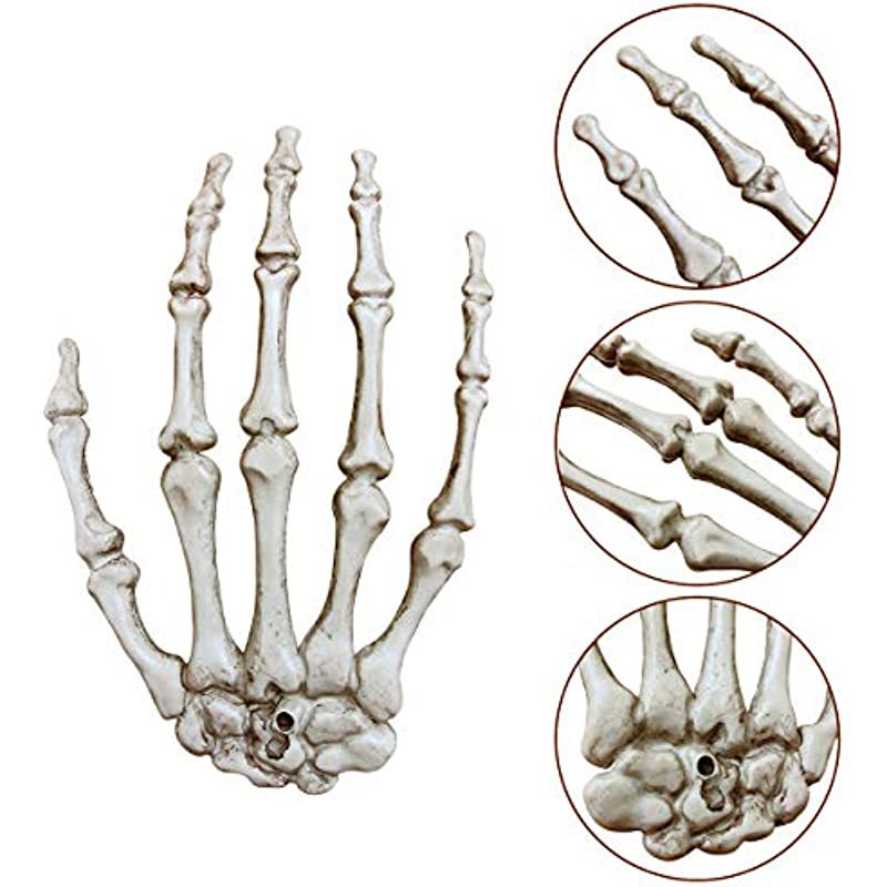 Dekorative Skelett-Hand-Wandkunst Brehn