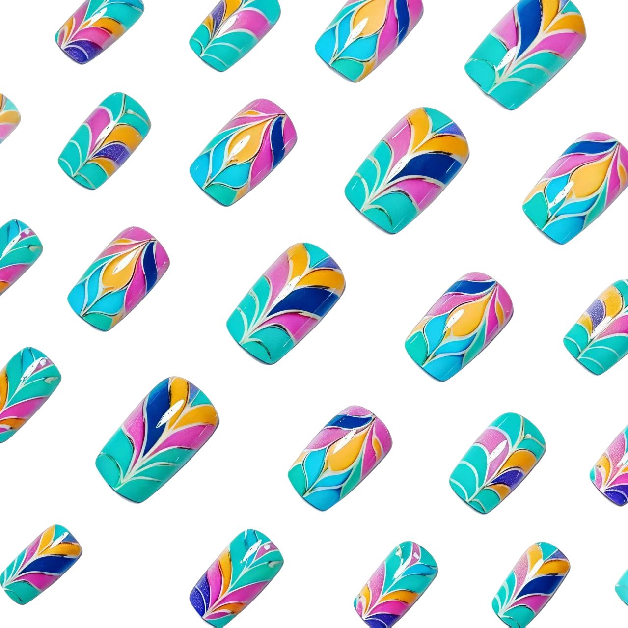 Kreative Hochglanz-Nagelkunst Brehn