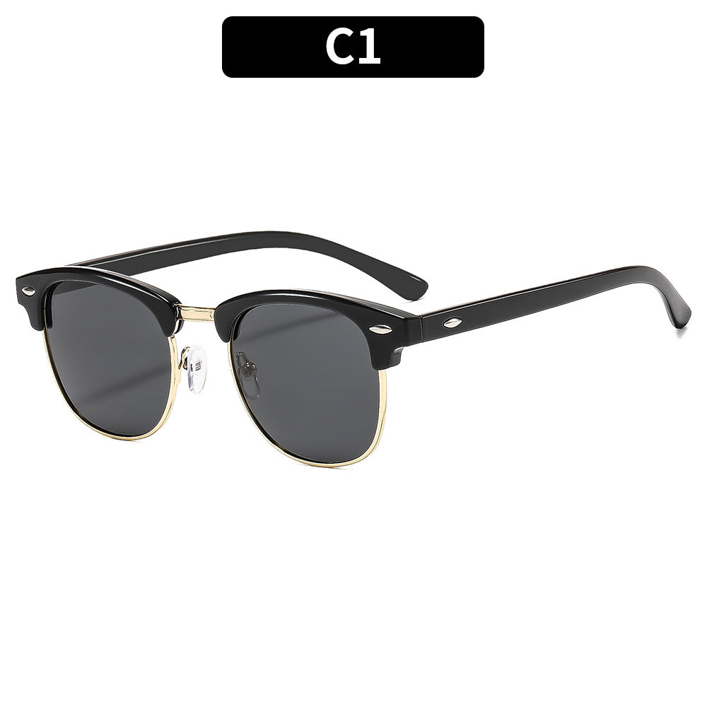 Retro-inspirierte stilvolle runde Sonnenbrille