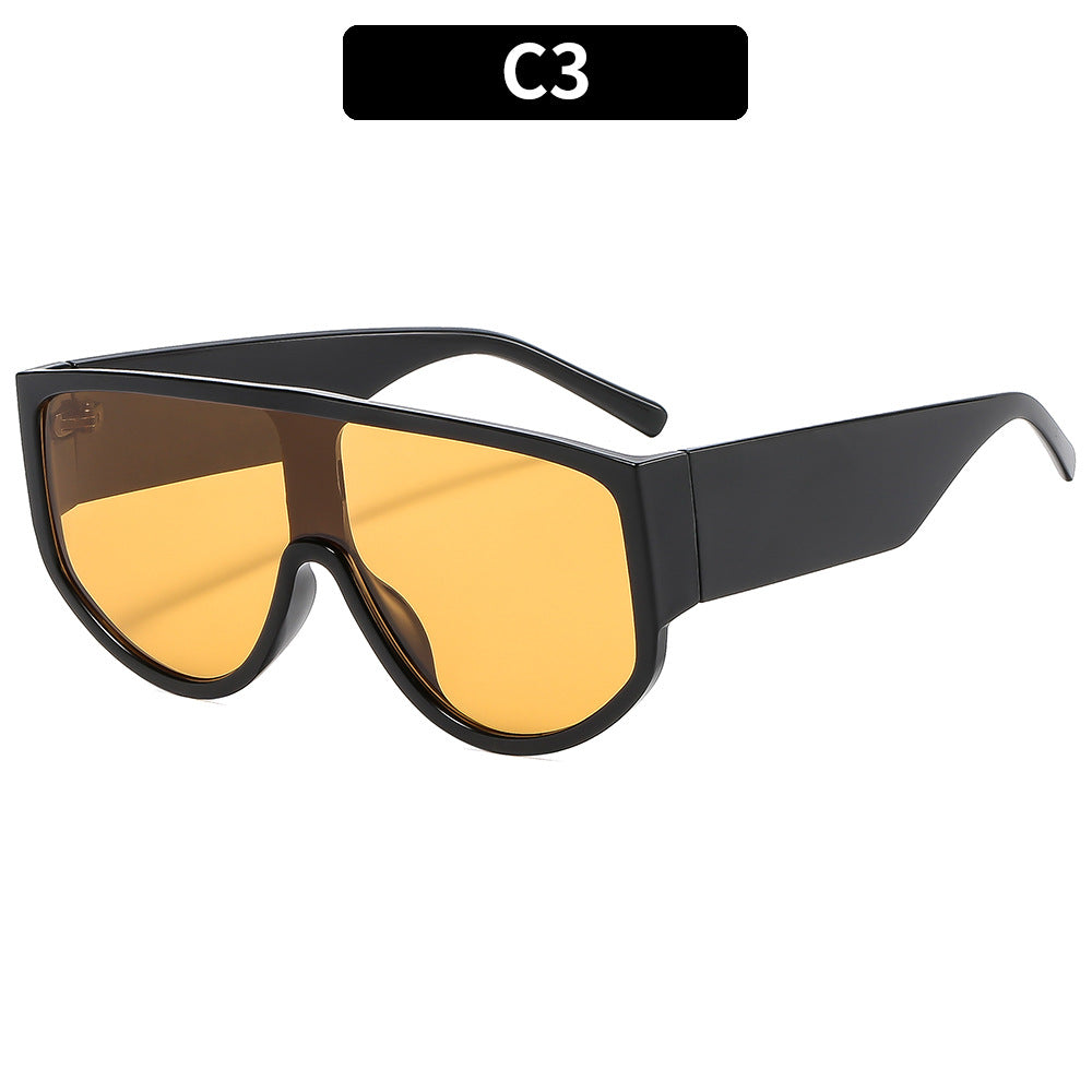 Futuristische Übergroße Schild Sonnenbrille