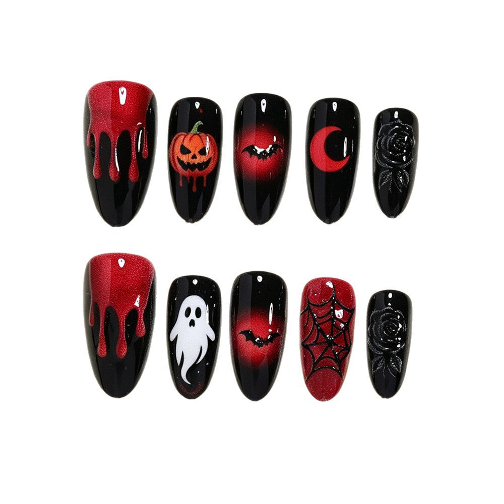 Festliches Halloween-Themen-Nagelkunst-Set Brehn