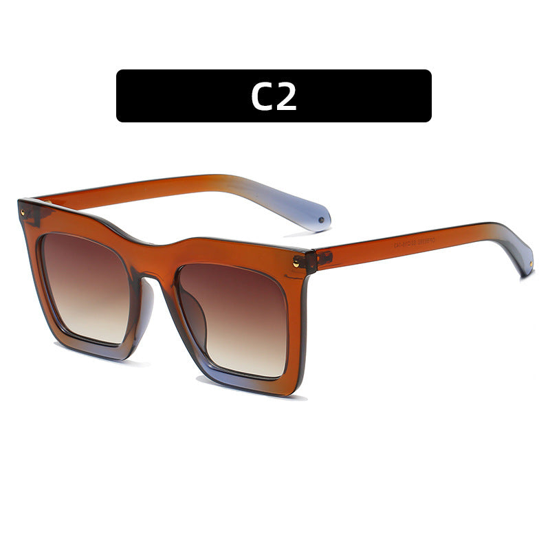 Modische Übergroße Quadratische Sonnenbrille 1787664256