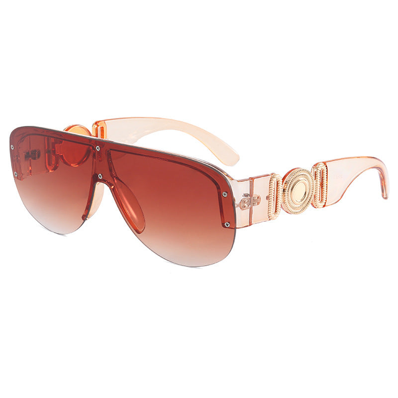 Damen große Sonnenbrille mit luxuriösem Randdesign Brehn